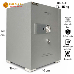 Két sắt Bokee BK50H thông minh kết nối điện thoại