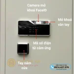 Két sắt Bokee BK100FI vân tay nhận diện khuôn mặt FaceID, APP điện thoại