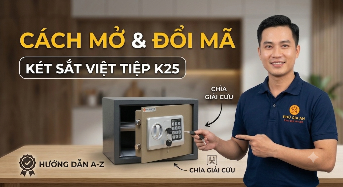 Hướng dẫn sử dụng két sắt mini Việt Tiệp K25 (2)