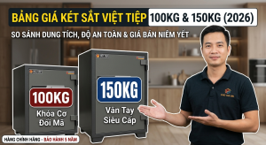 So Sánh Két Sắt Việt Tiệp 100kg và 150kg