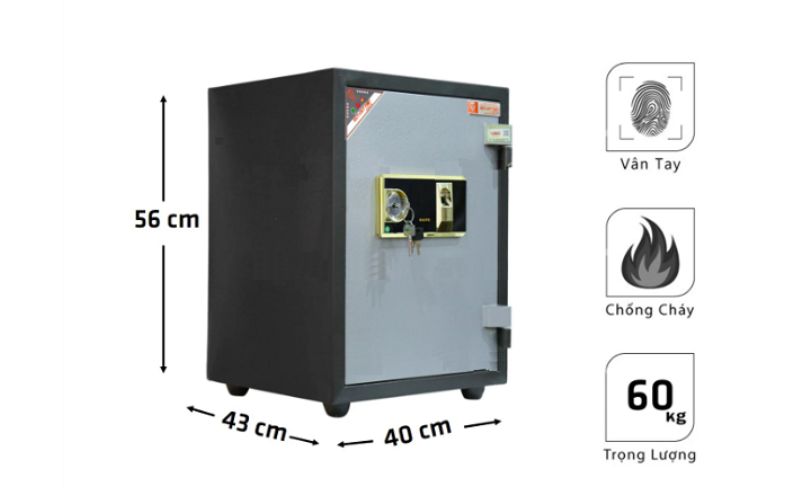 Nếu sợ rủi ro về hỏa hoạn hãy chọn chiếc két có khả năng chống cháy 