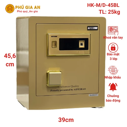 Két sắt Aifeibao vân tay HK-M/D-45BL