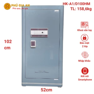 Két sắt thông minh Aifeibao HK-A1/D100HM màu xanh xám