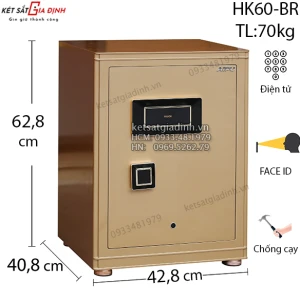 Két sắt thông minh nhận diện khuôn mặt Aifeibao HK-60BR