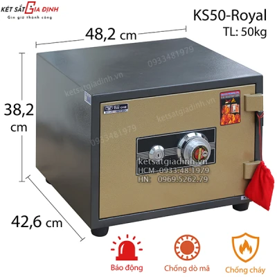 Két sắt Hòa Phát The One xuất khẩu KS50-Royal