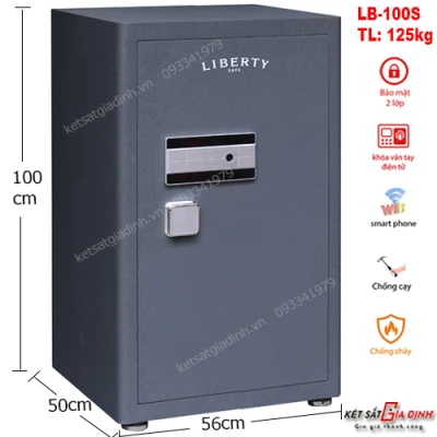 Két sắt Liberty LB100S vân tay mã số tích hợp App điện thoại thông minh