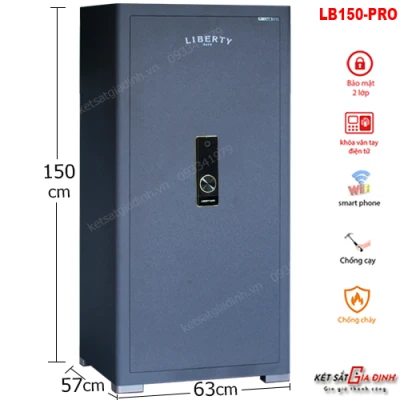 Két sắt Liberty LB150-PRO vân tay mã số tích hợp App điện thoại thông minh