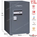 Két sắt Liberty LB79S vân tay mã số tích hợp App điện thoại thông minh