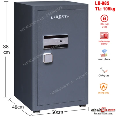 Két sắt Liberty LB88S vân tay mã số tích hợp App điện thoại thông minh