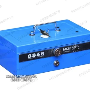 Hộp đựng tiền mật mã 8868-Blue