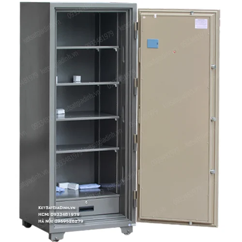 Két sắt Goodwill GC170 khóa cơ định vị chống xoay 2 Nội thất bên trong két sắt Goodwill GC170