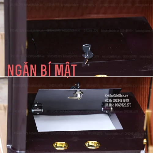 Két sắt thông minh AifeiBao HK- A1/D60TLB 5 Hệ thống chốt khóa an toàn