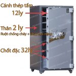 Két sắt Samurai ME515 điện tử Led