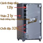 Két sắt Samurai MCD512 két trong két