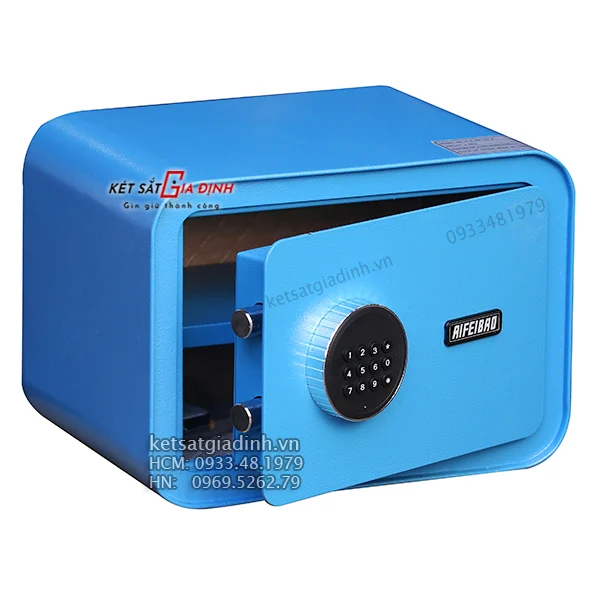 Két sắt mini điện tử Aifeibao D25E nhập khẩu Thiết kế nhỏ gọn, bảo mật điện tử thông minh từ Phú Gia An 11 địa chỉ bán két sắt tại hà nội