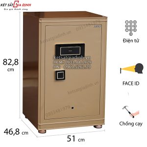 Két sắt thông minh nhận diện khuôn mặt Aifeibao HK-80BR