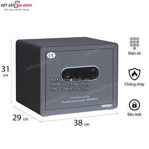 Két sắt vân tay điện tử HK-D30AM App điện thoại