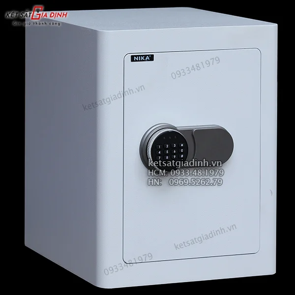 Két sắt thép tấm điện tử Nika KDE465 1 két sắt mini để trong tủ nika kde465 chính hãng