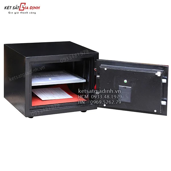 Két sắt mini vân tay Kim Bảo KBF35 chống cháy 4 két sắt mini loại nào tốt
