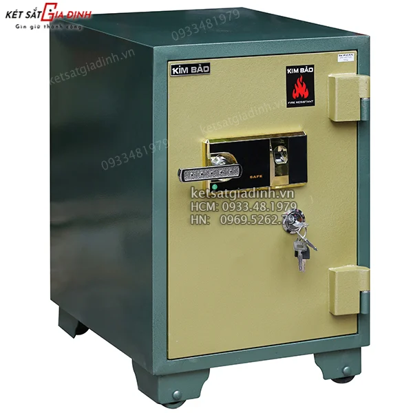 Két sắt vân tay Kim Bảo KBF69 chống cháy 8 két sắt Kim Bảo chính hãng tại Phú Gia An