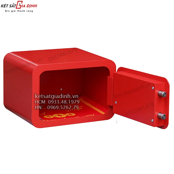 Két sắt mini khách sạn điện tử Nika KNE350 3 hướng dẫn mở két sắt mini nika an toàn