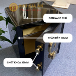 Két Sắt Thông Minh AIFEIBAO HK-A1/D-40-TS vân tay điện tử, app điện thoại màu đen