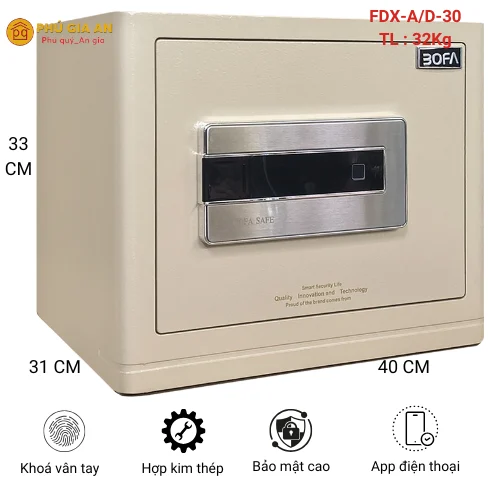 Két sắt Bofa FDX-AD30F vân tay điện tử 1