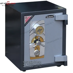 Két sắt thép tấm Siêu cường Samurai SMC488 khóa mã cơ có hãm định vị đĩa số