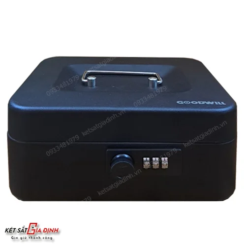 Hộp đựng tiền 90A2 đổi được mã số tùy ý 1 Két sắt mini 90A2 đổi được mã số tùy ý