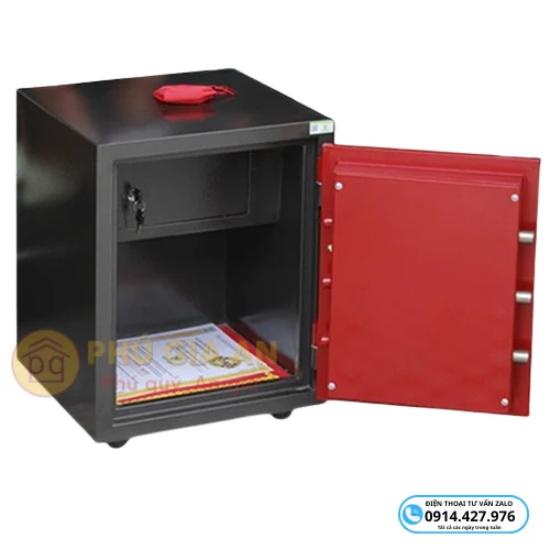 Két sắt Việt Tiệp VTE70R màu đỏ phong thủy 3 ket saat viet tiep vte70r mau do phong thuy 2 1
