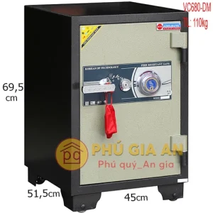 Két sắt chống cháy Adelbank VC680-DM cơ đổi mã
