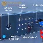 Két sắt AIFEIBAO XDLB 45 vân tay điện tử, app điện thoại
