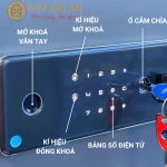 Két sắt AIFEIBAO XDLB 80 vân tay điện tử, app điện thoại