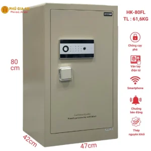Két sắt AIFEIBAO HK-80FL vân tay điện tử quản lý qua App