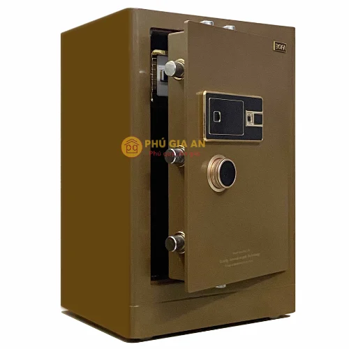Cánh cửa thép nguyên tấm dày dặn của két sắt Bofa