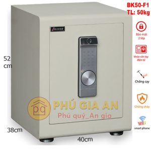 Két sắt Bokee BK50-F1 vân tay mã số tích hợp app thông minh