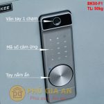 Két sắt Bokee BK50-F1 vân tay mã số tích hợp app thông minh