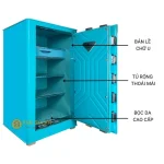 Két sắt Bofa BJ-100TG vân tay điện tử màu xanh