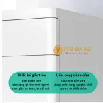Két sắt Bofa BY-55CT trắng két ngăn kéo, vân tay điện tử, tích hợp quản lý bằng điện thoại.