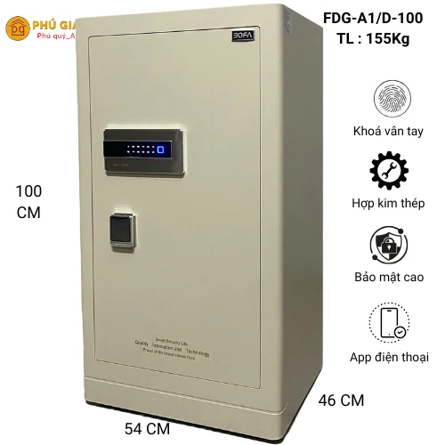 Két sắt Bofa FDG-A1D100F vân tay điện tử 1