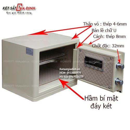 Két sắt Bofa FDX-AD30 điện tử 2 Két sắt Bofa FDX-AD30 điện tử 2