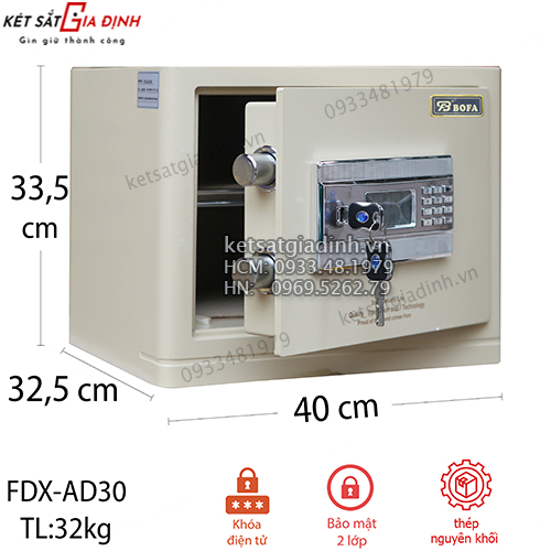 Két sắt Bofa FDX-AD30 điện tử