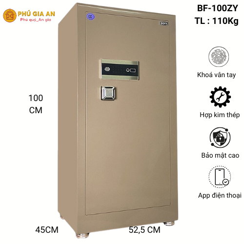 Két Sắt BOFA SERIES BF-100ZY 1 Két sắt Bofa BF-100ZY: Đỉnh cao bảo mật công nghệ Đức quản lý qua App thông minh