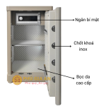 Két sắt Bofa ZB-70FX vân tay điện tử, app điện thoại