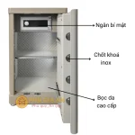 Két sắt Bofa ZB-70FX vân tay điện tử, app điện thoại