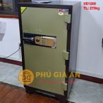 Két sắt to đại khóa điện tử báo động VE1200
