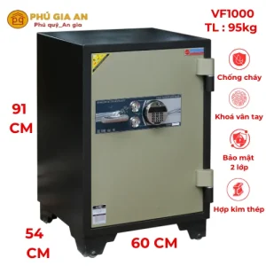 Két sắt khóa vân tay điện tử Adelbank VF1000