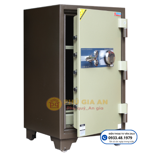 Cấu tạo hèm cửa tam cấp chống cháy của két sắt VF1100