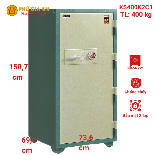 Két sắt Hòa Phát KS400K2C1 Két sắt Hòa Phát KS400K2C1