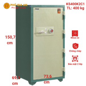 Két sắt Hòa Phát KS400K2C1